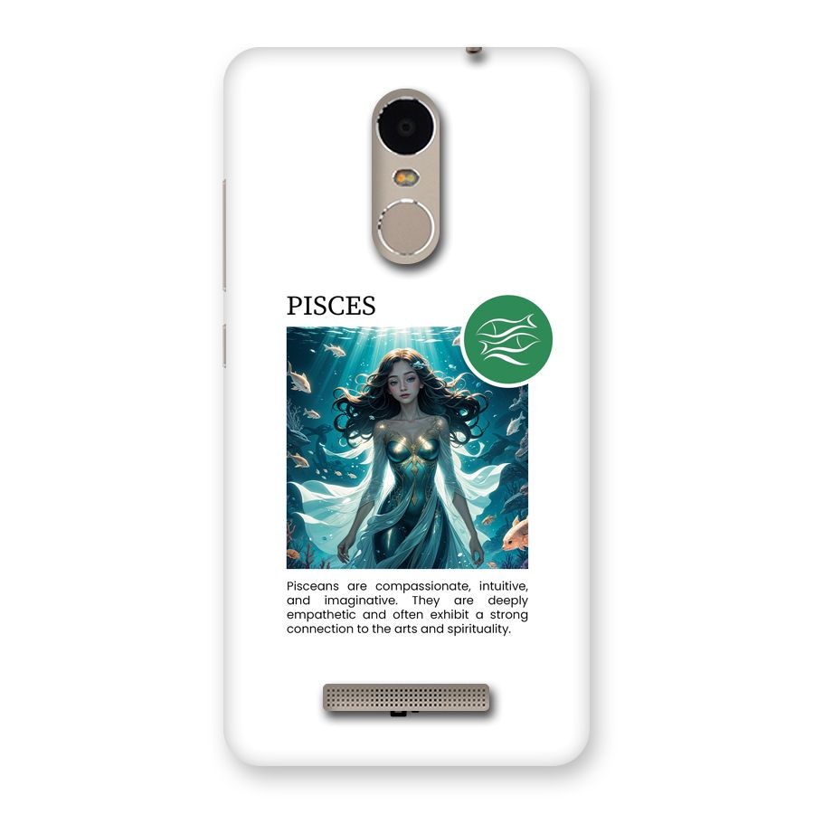 Precious Pisces Back Case for Redmi Note 3