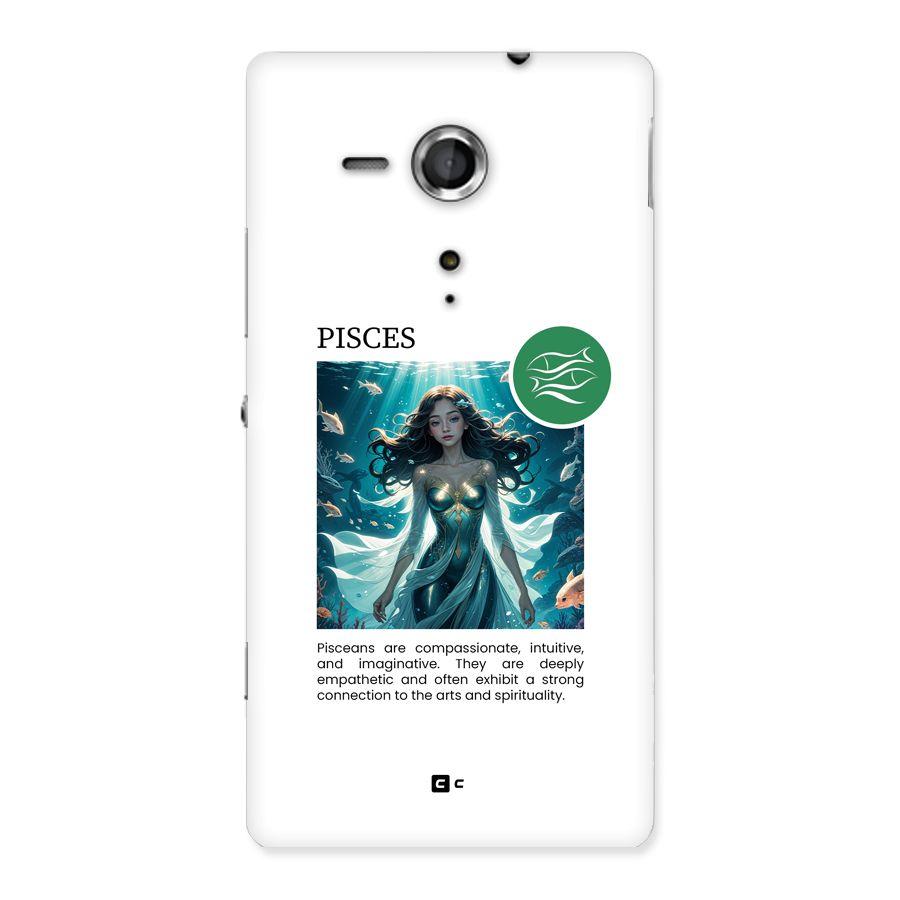 Precious Pisces Back Case for Xperia Sp