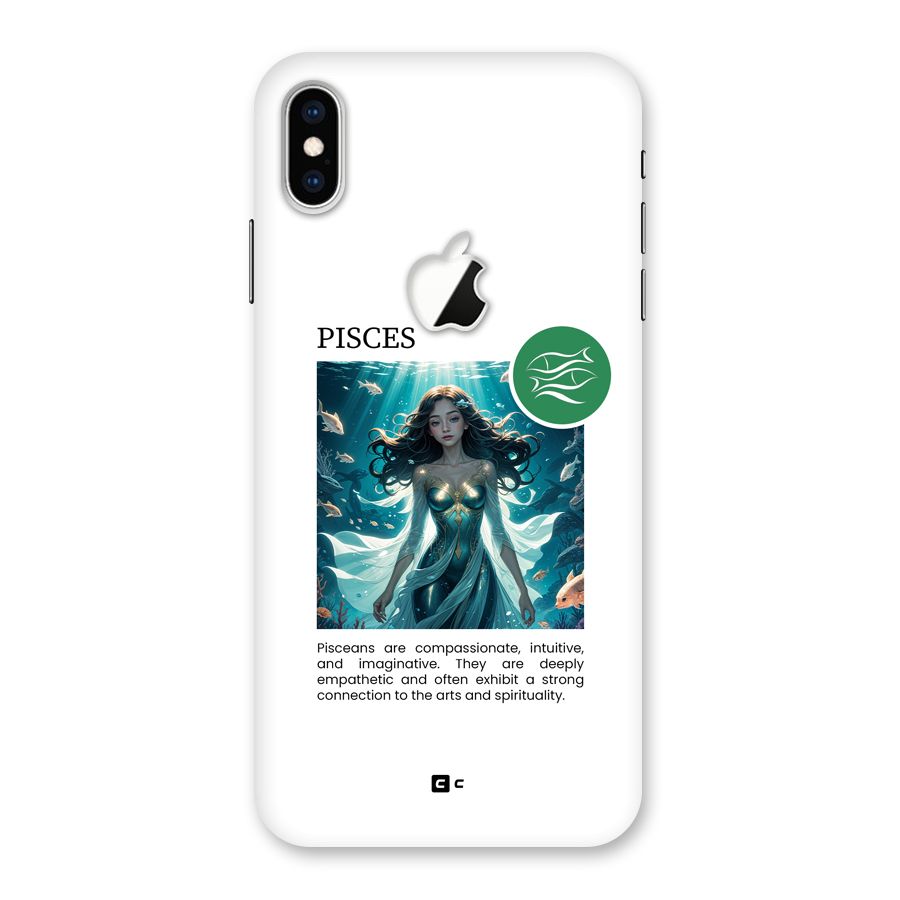 Precious Pisces Back Case for iPhone XS Max Apple Cut