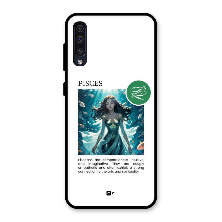 Precious Pisces Glass Back Case for Galaxy A50
