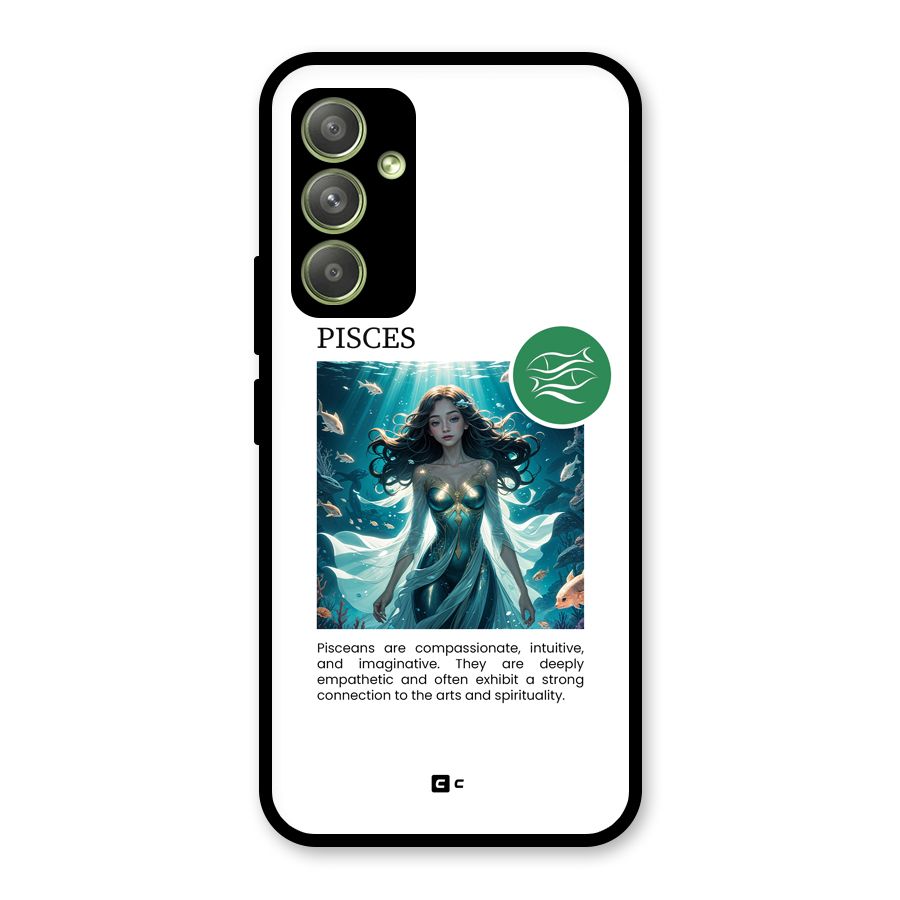 Precious Pisces Glass Back Case for Galaxy A54