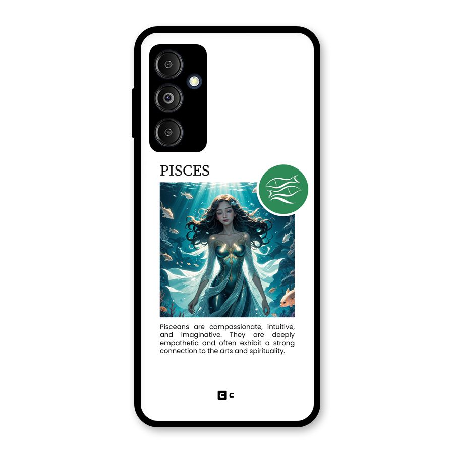 Precious Pisces Glass Back Case for Galaxy M14 5G