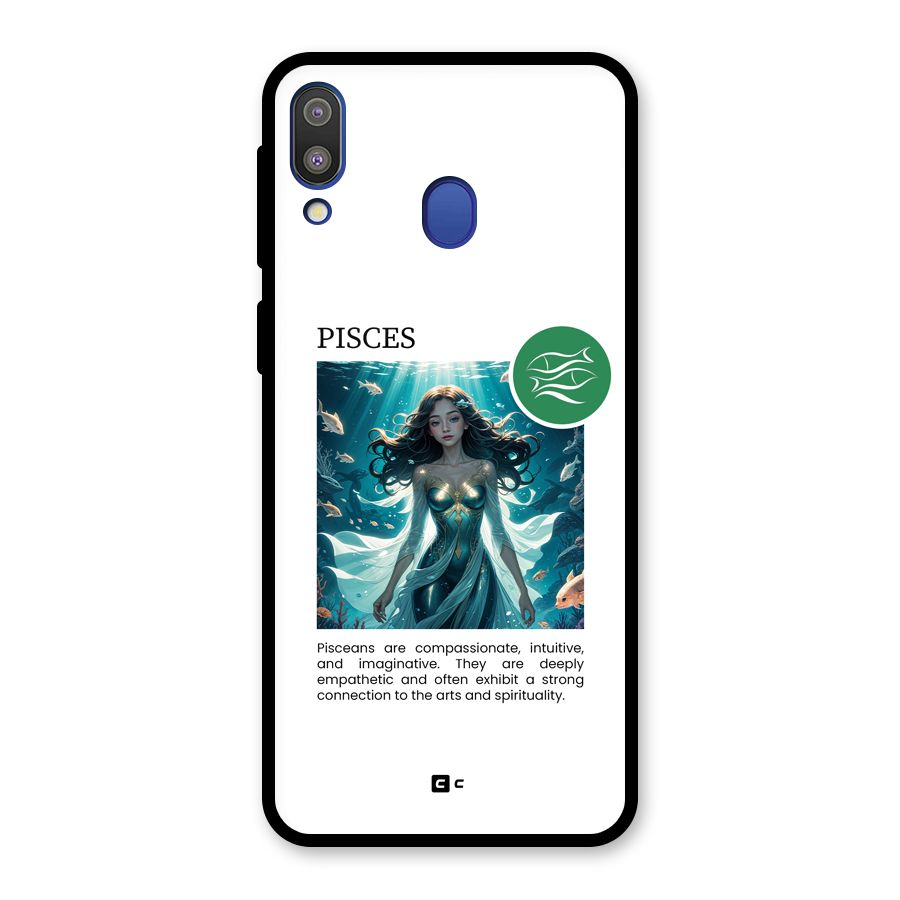 Precious Pisces Glass Back Case for Galaxy M20