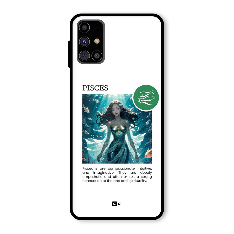 Precious Pisces Glass Back Case for Galaxy M31s