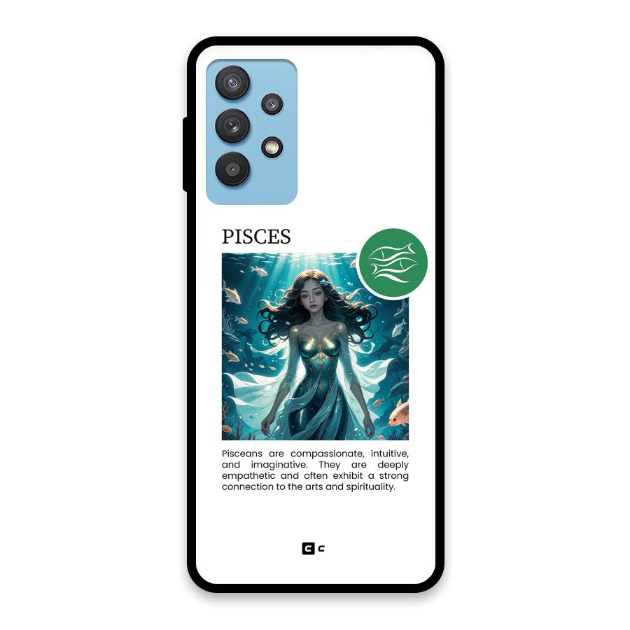 Precious Pisces Glass Back Case for Galaxy M32 5G