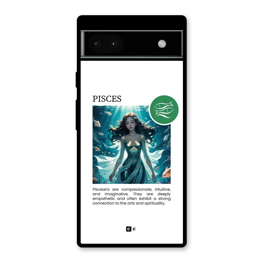 Precious Pisces Glass Back Case for Google Pixel 6a