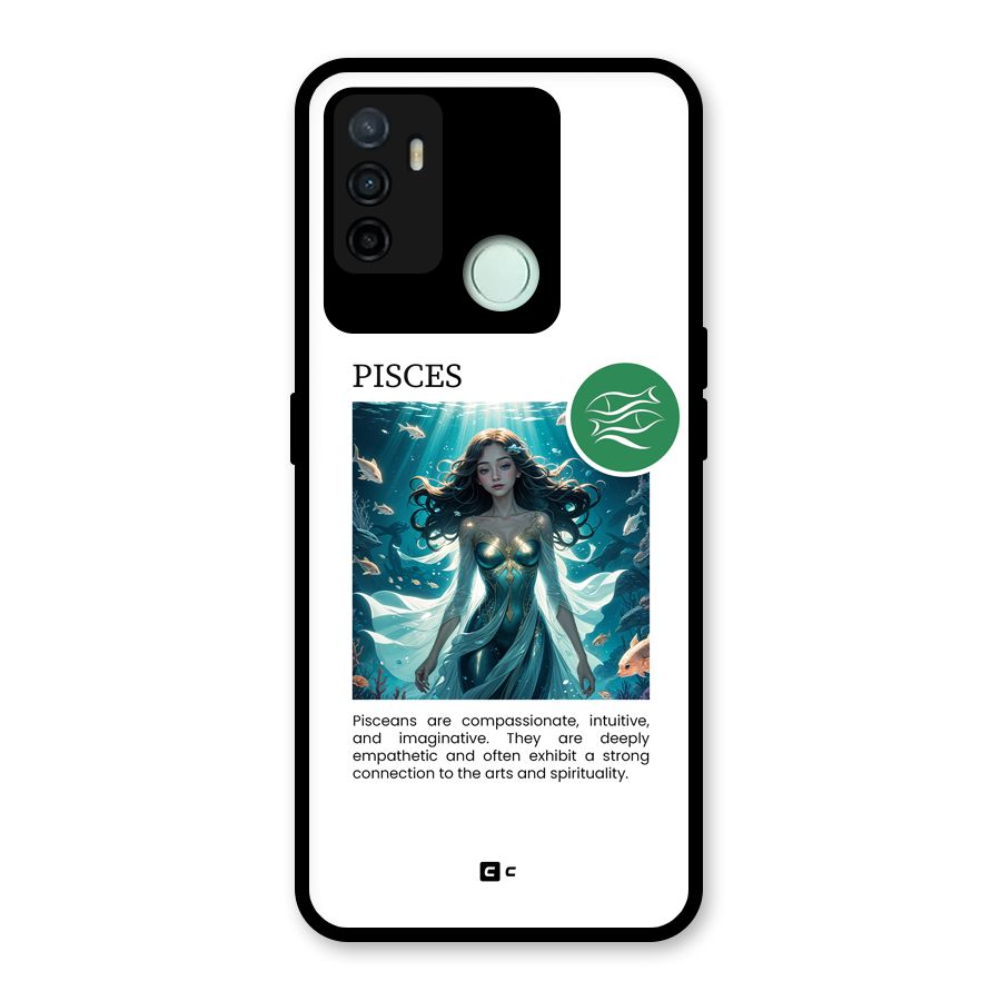 Precious Pisces Glass Back Case for Oppo A53