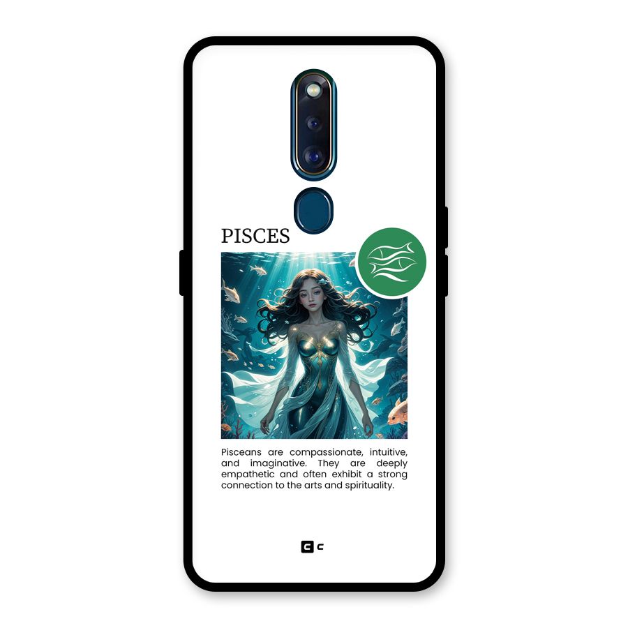 Precious Pisces Glass Back Case for Oppo F11 Pro