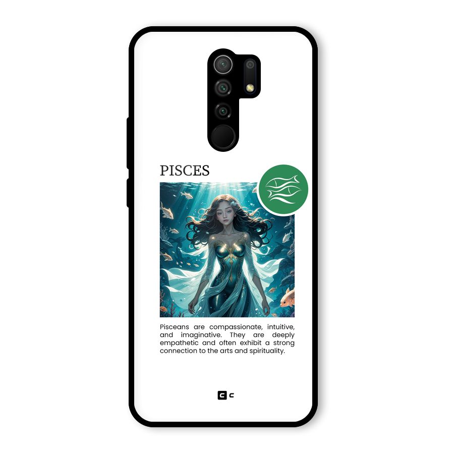 Precious Pisces Glass Back Case for Poco M2