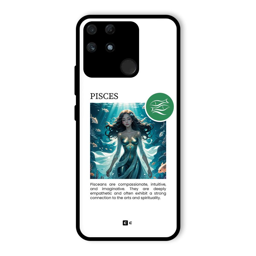 Precious Pisces Glass Back Case for Realme Narzo 50A