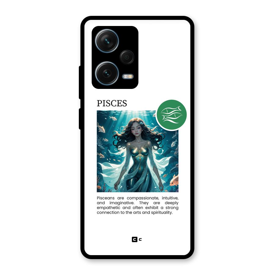 Precious Pisces Glass Back Case for Redmi Note 12 Pro Plus 5G