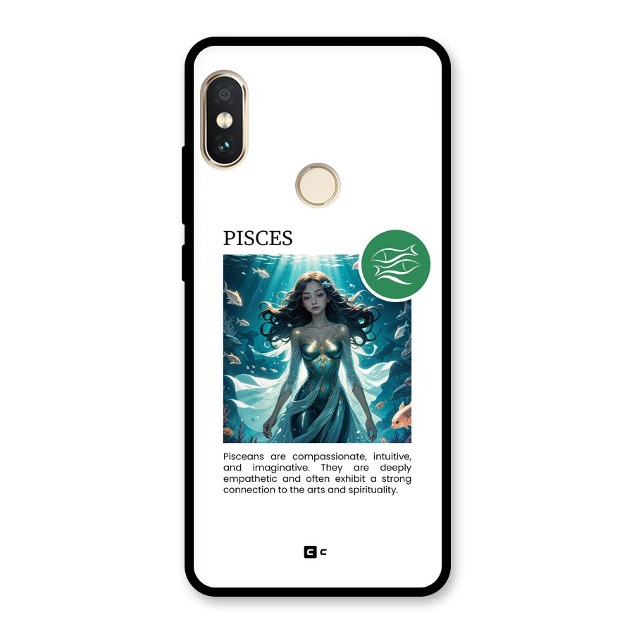 Precious Pisces Glass Back Case for Redmi Note 5 Pro