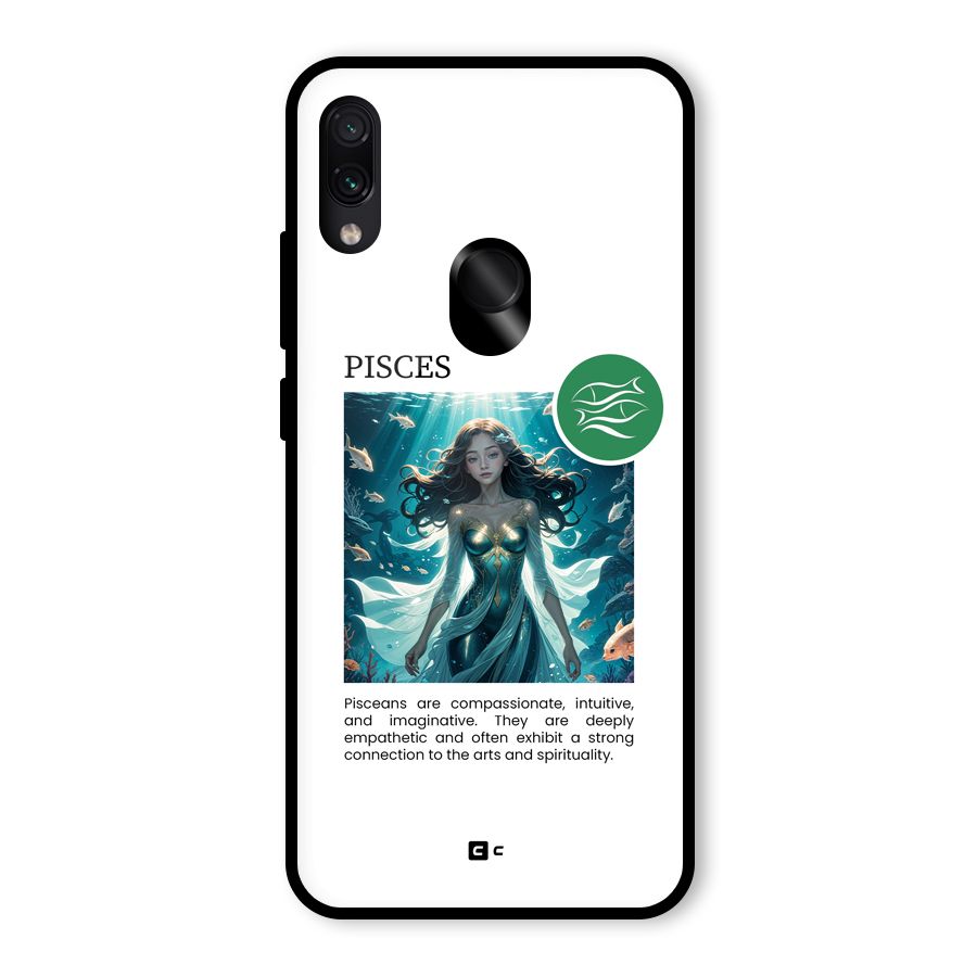 Precious Pisces Glass Back Case for Redmi Note 7 Pro