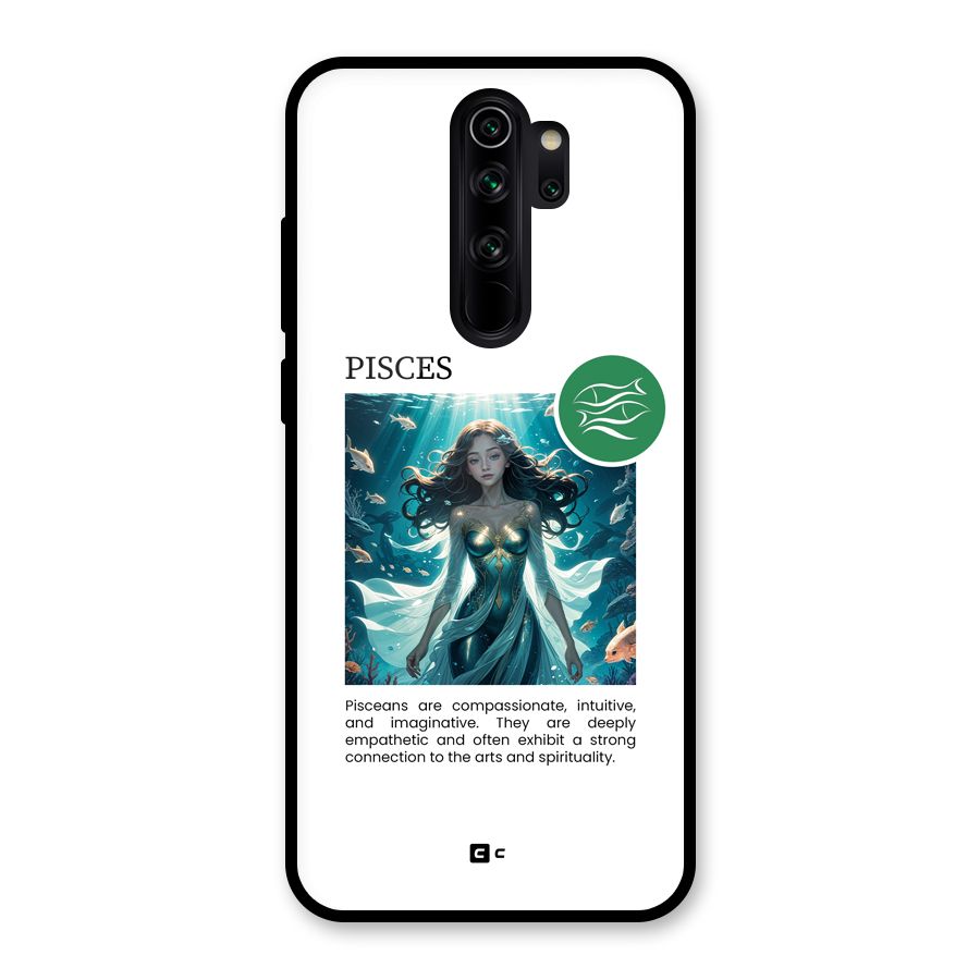 Precious Pisces Glass Back Case for Redmi Note 8 Pro