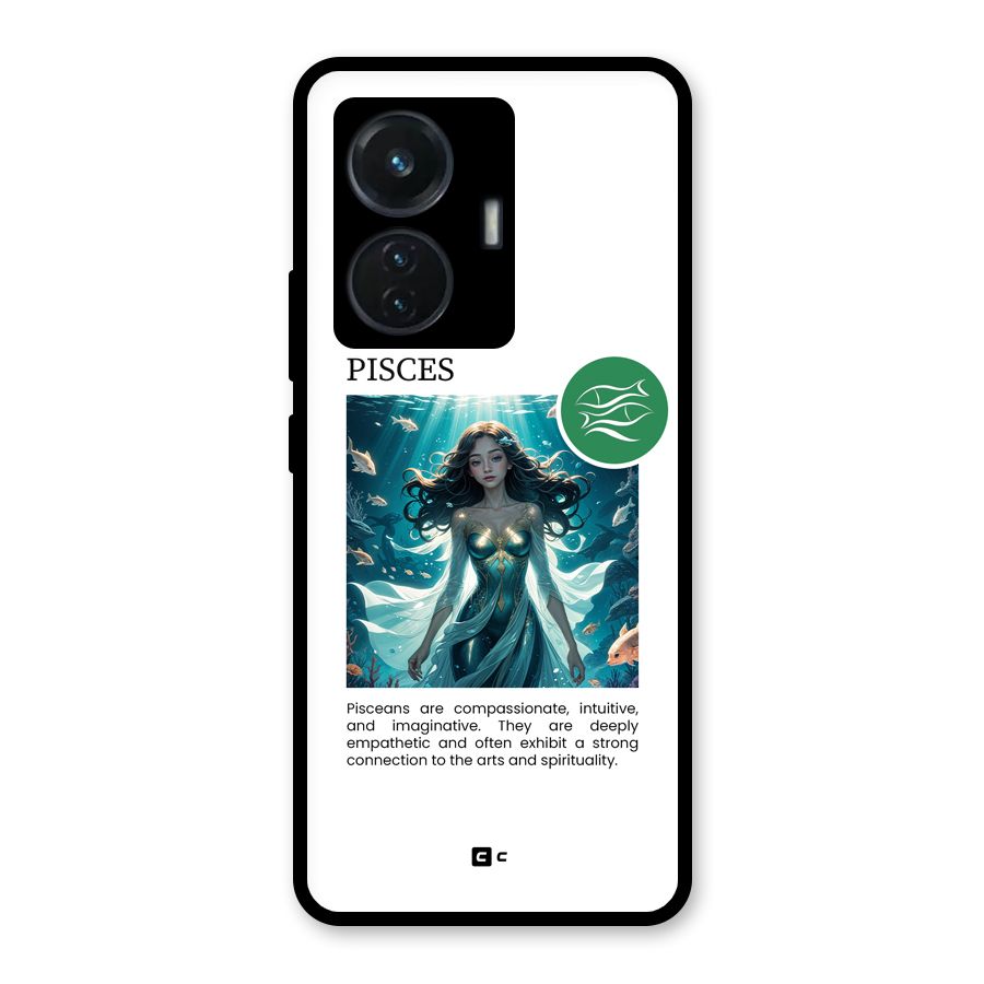 Precious Pisces Glass Back Case for Vivo T1 44W