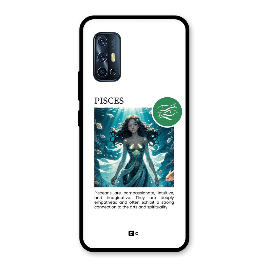 Precious Pisces Glass Back Case for Vivo V17