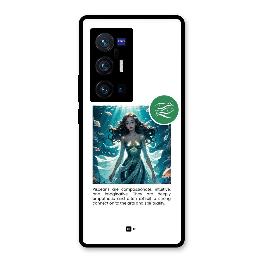 Precious Pisces Glass Back Case for Vivo X70 Pro Plus