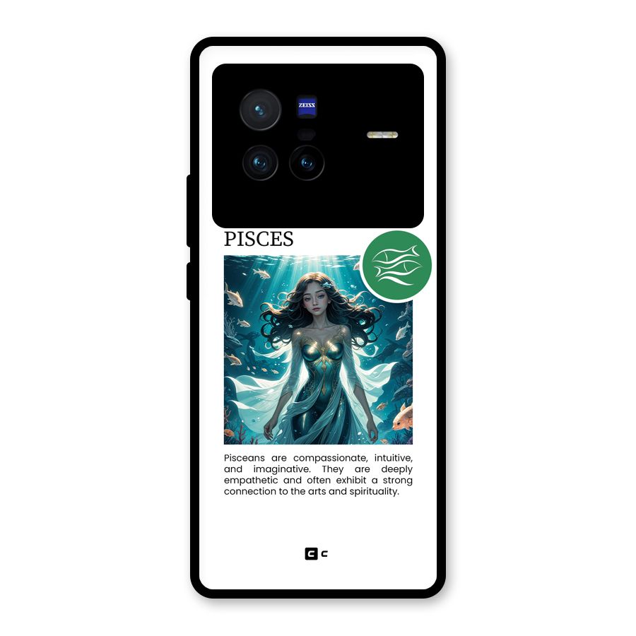 Precious Pisces Glass Back Case for Vivo X80