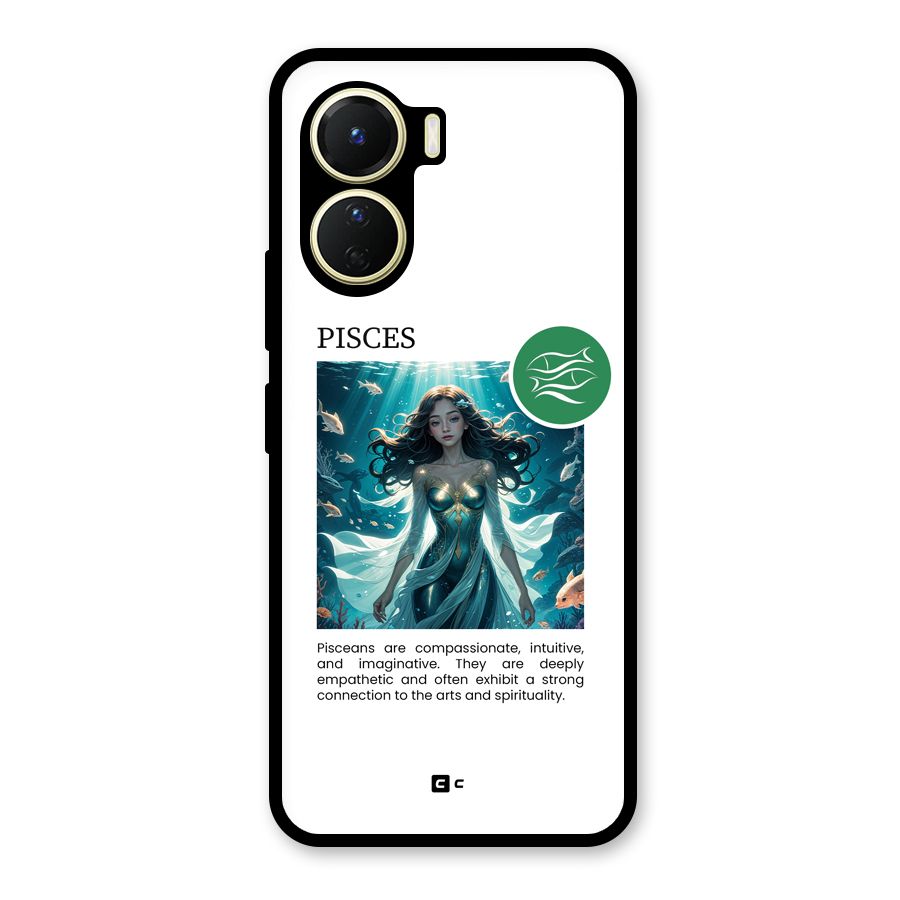 Precious Pisces Glass Back Case for Vivo Y16