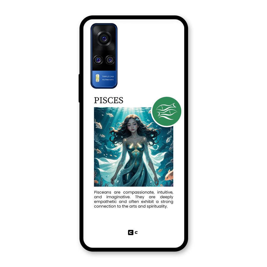 Precious Pisces Glass Back Case for Vivo Y31