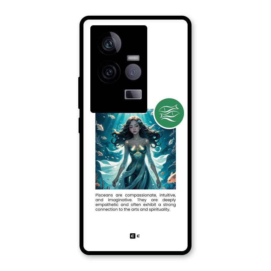 Precious Pisces Glass Back Case for Vivo iQOO 11 5G