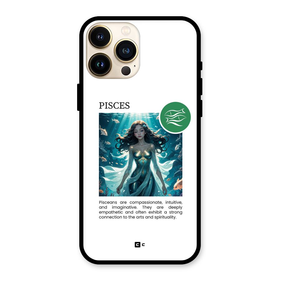 Precious Pisces Glass Back Case for iPhone 13 Pro Max