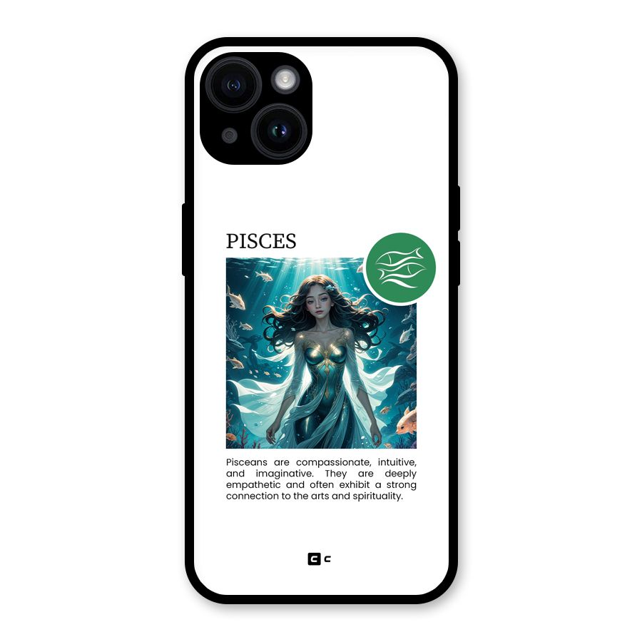Precious Pisces Glass Back Case for iPhone 14