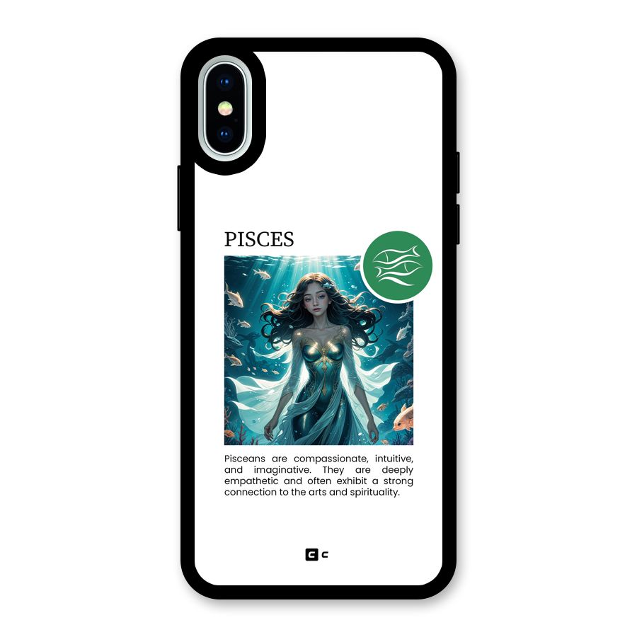 Precious Pisces Glass Back Case for iPhone XS