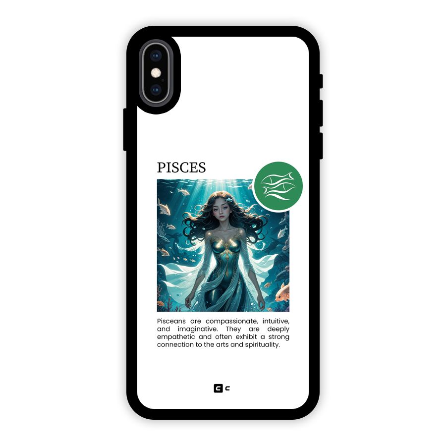 Precious Pisces Glass Back Case for iPhone XS Max