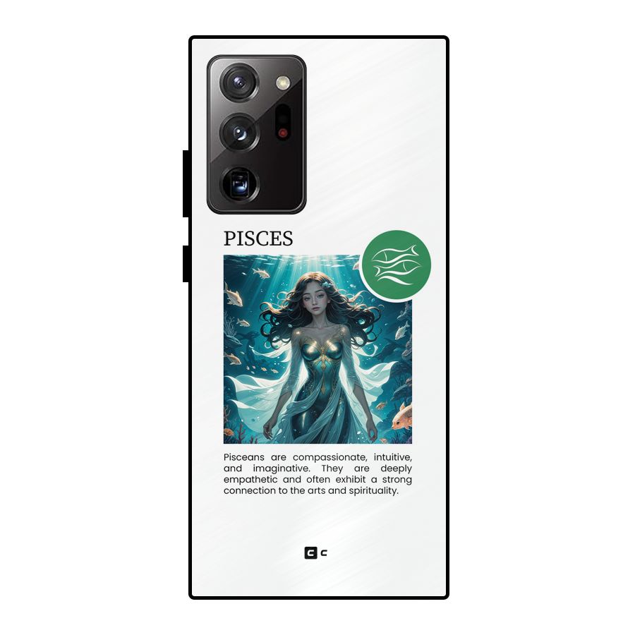Precious Pisces Metal Back Case for Galaxy Note 20 Ultra 5G