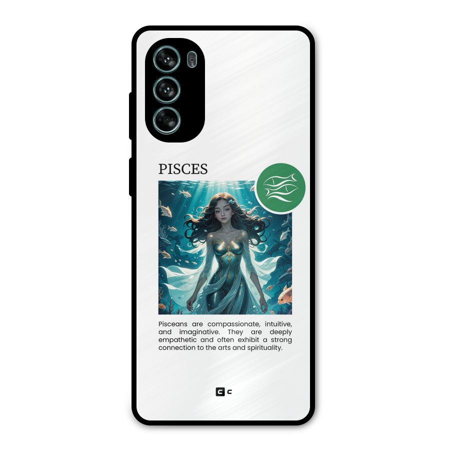 Precious Pisces Metal Back Case for Moto G62