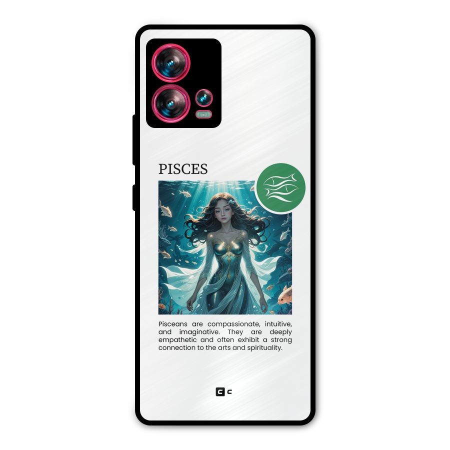 Precious Pisces Metal Back Case for Motorola Edge 30 Fusion