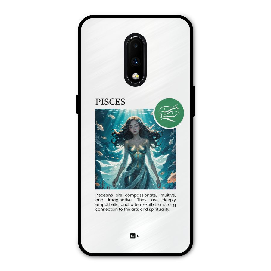 Precious Pisces Metal Back Case for OnePlus 7
