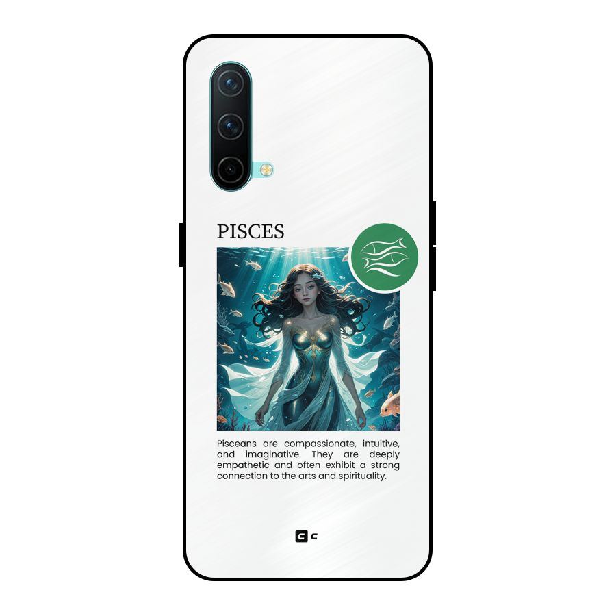 Precious Pisces Metal Back Case for OnePlus Nord CE 5G