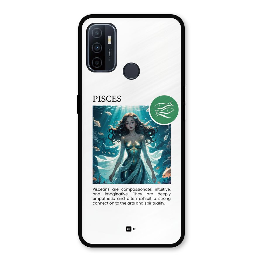 Precious Pisces Metal Back Case for Oppo A53