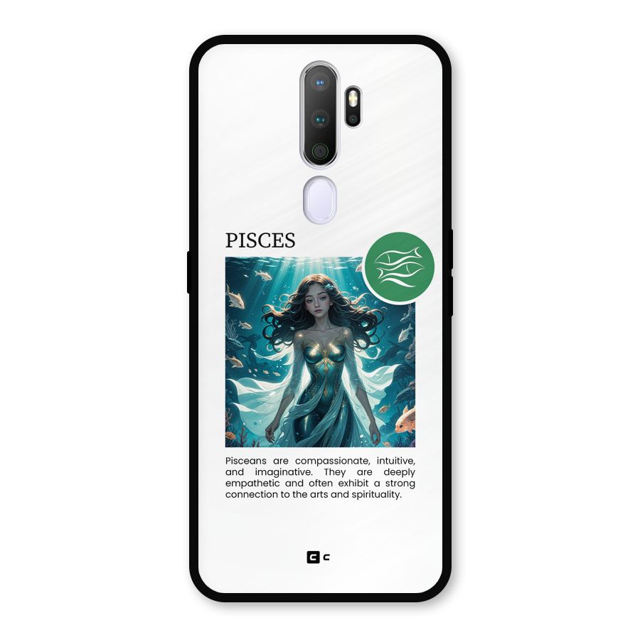 Precious Pisces Metal Back Case for Oppo A5 (2020)