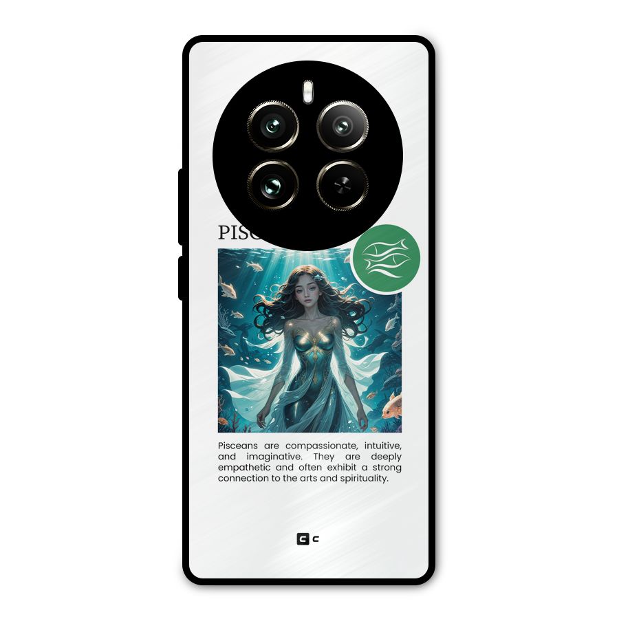 Precious Pisces Metal Back Case for Realme 12 Pro
