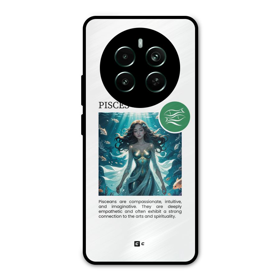 Precious Pisces Metal Back Case for Realme Narzo 70 Pro