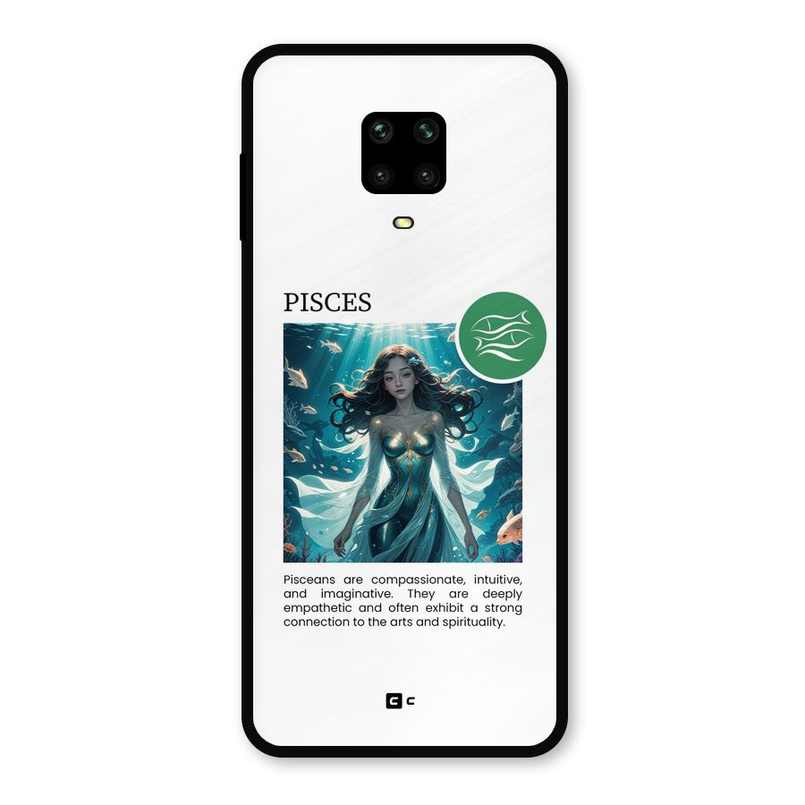 Precious Pisces Metal Back Case for Redmi Note 9 Pro