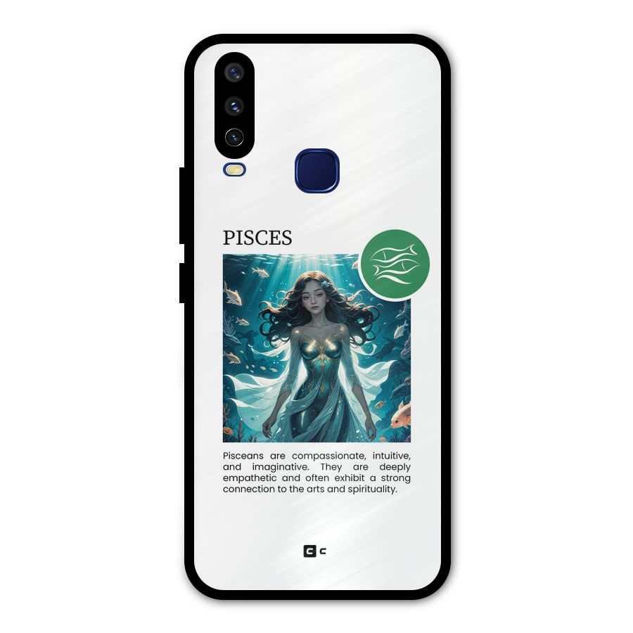 Precious Pisces Metal Back Case for Vivo U10