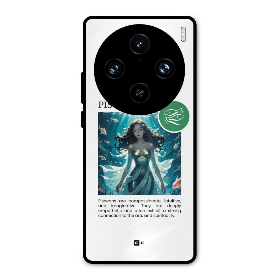 Precious Pisces Metal Back Case for Vivo X100 Pro