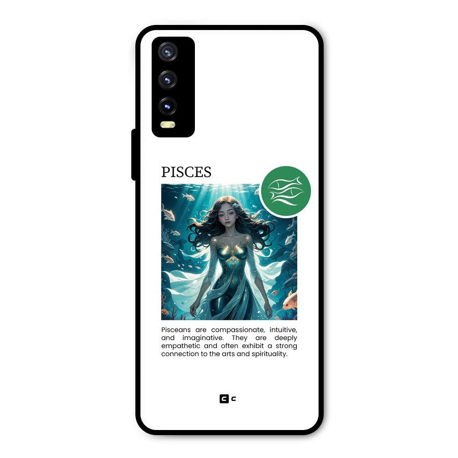 Precious Pisces Metal Back Case for Vivo Y20