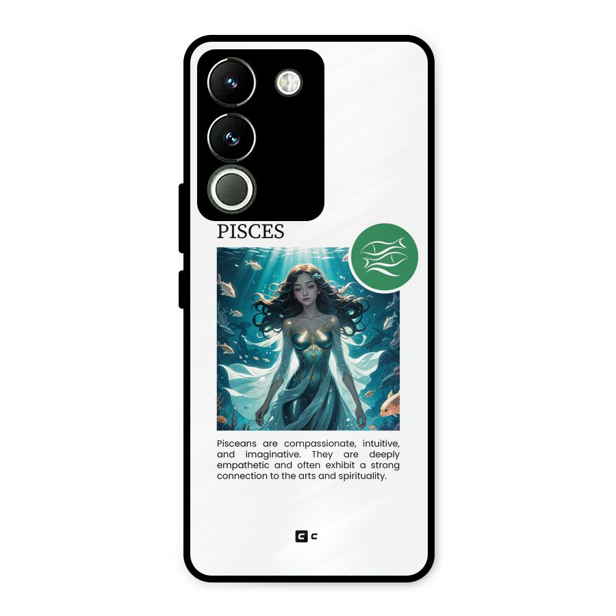 Precious Pisces Metal Back Case for Vivo Y200