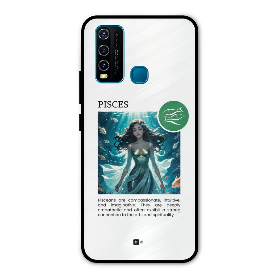 Precious Pisces Metal Back Case for Vivo Y30