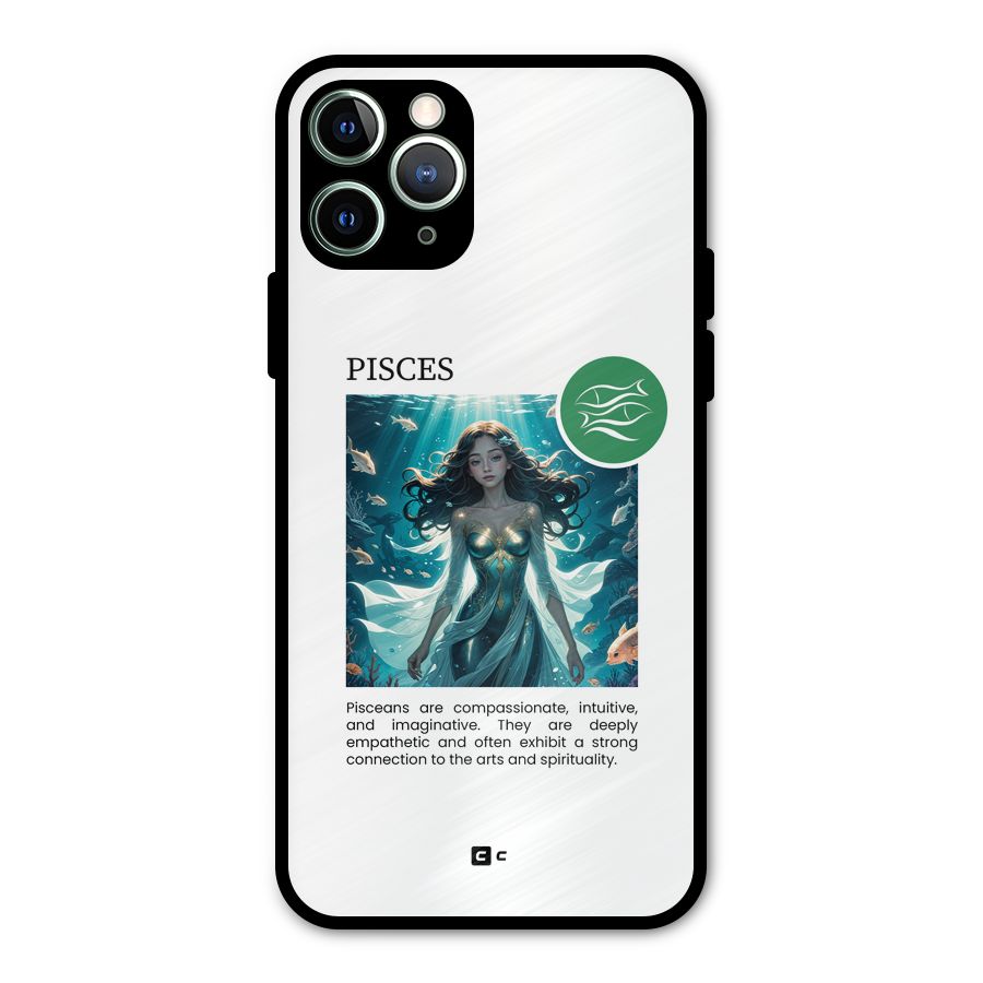 Precious Pisces Metal Back Case for iPhone 11 Pro Max