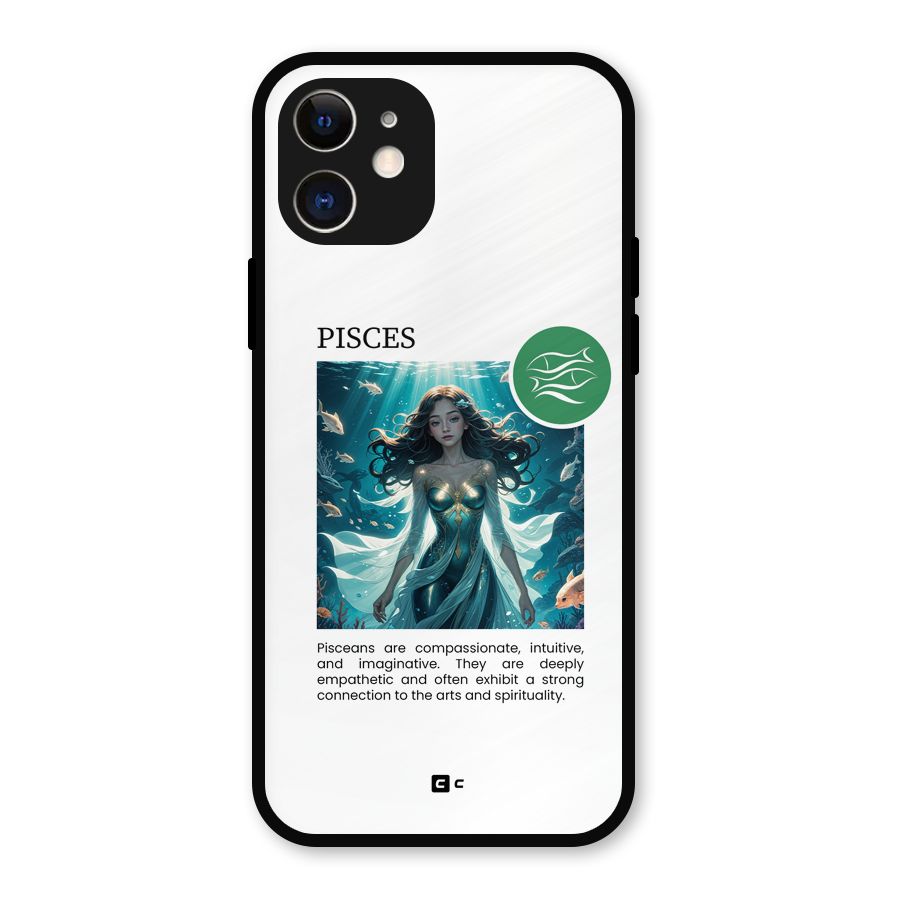 Precious Pisces Metal Back Case for iPhone 12