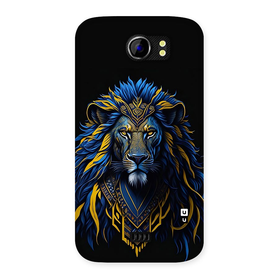 Premium Lion Abstract Portrait Art Back Case for Canvas 2 A110