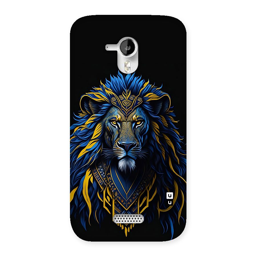 Premium Lion Abstract Portrait Art Back Case for Canvas HD A116