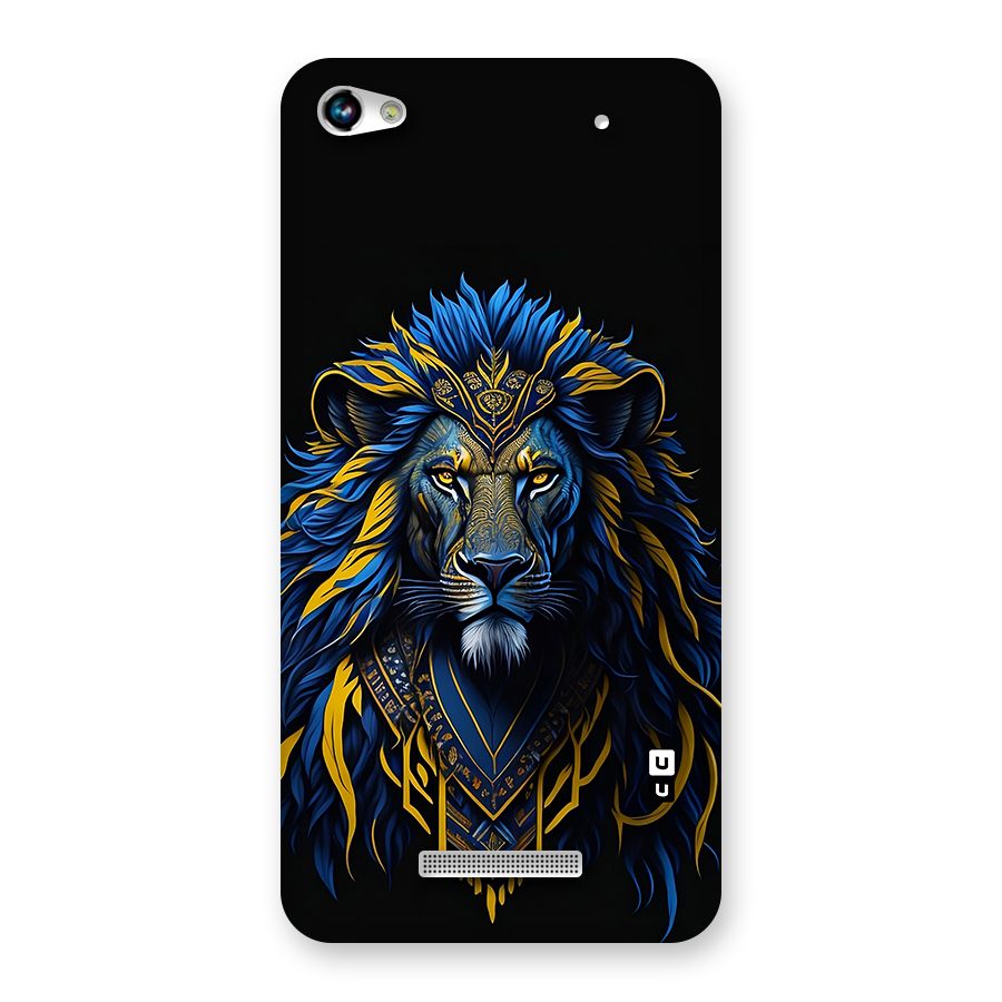 Premium Lion Abstract Portrait Art Back Case for Canvas Hue 2 A316
