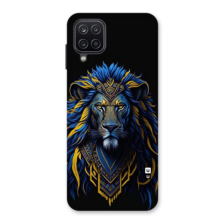 Premium Lion Abstract Portrait Art Back Case for Galaxy A12